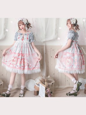 Souffle Song Strawberry Rabbit Lolita dress JSK (SS930)